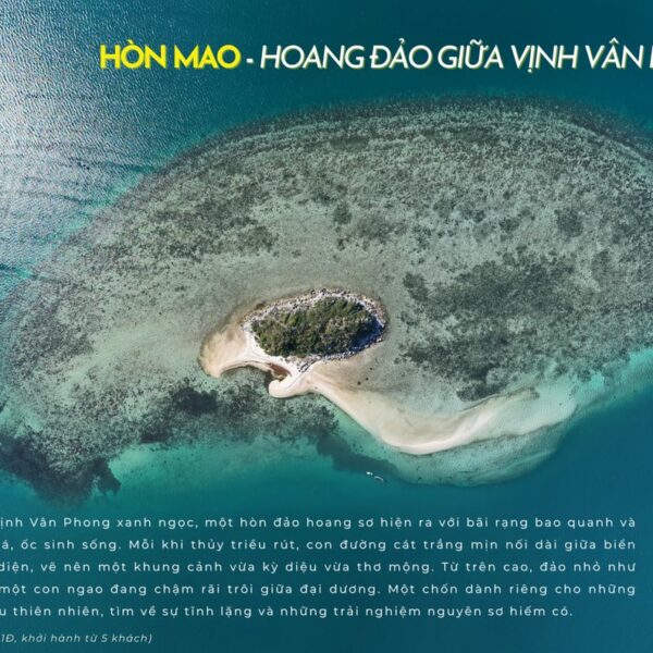 Hòn Mao - Hoang đảo giữa vịnh Vân Phong