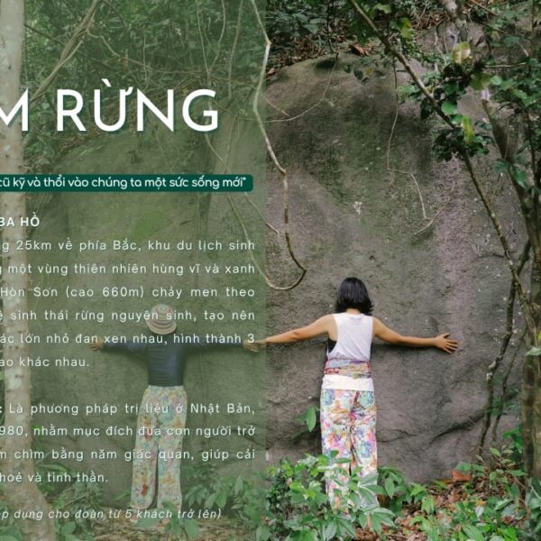 Tắm rừng - Khu du lịch sinh thái Ba Hồ